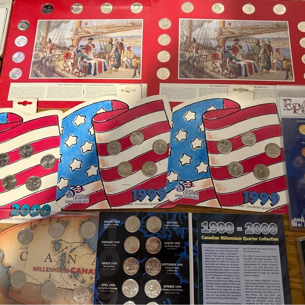 Lot Of Mixed Coins And Sets​​​ - Picture 2 of 12